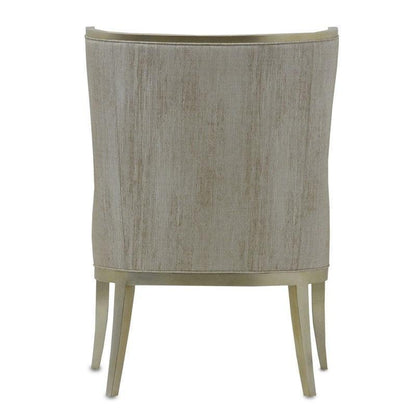 Fauteuil à oreilles lumineux argenté doré 