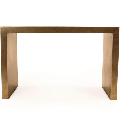 Console parisienne moderne en or