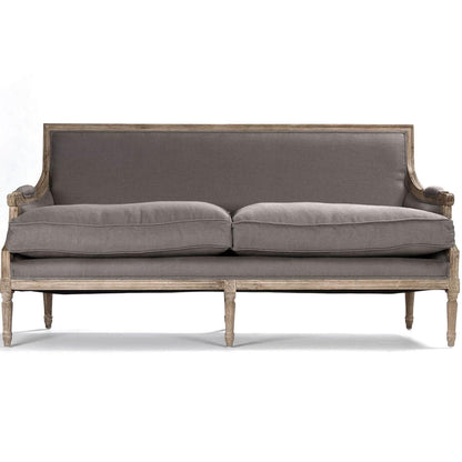Canapé Louis français gris moderne
