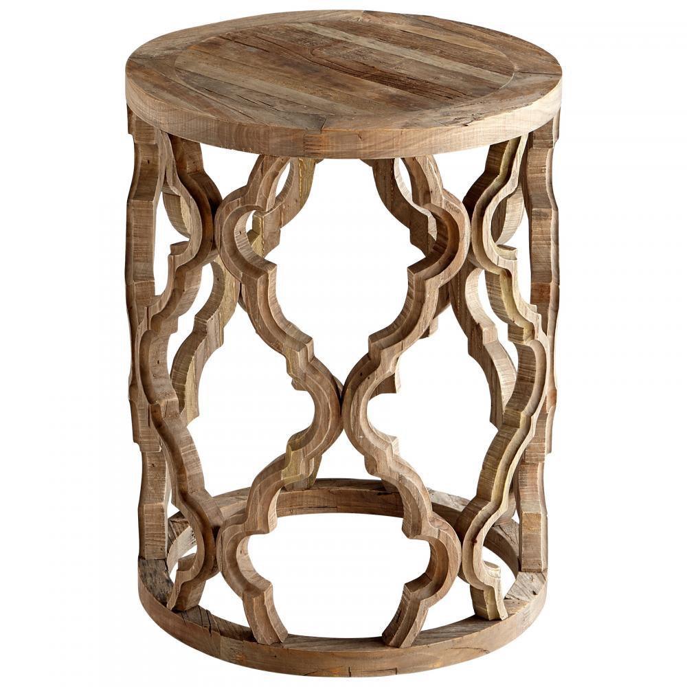 Table d'appoint en bois naturel à quatre feuilles