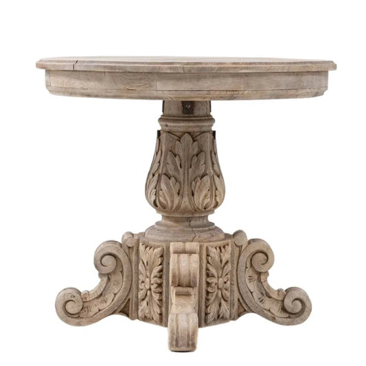 Table d'appoint richement sculptée Laurent, vers 1900
