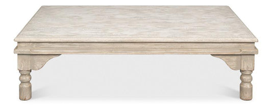 Table basse surdimensionnée en gris délavé