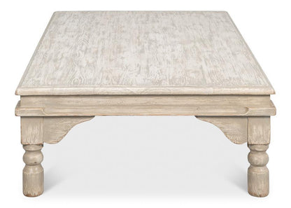 Table basse surdimensionnée en gris délavé