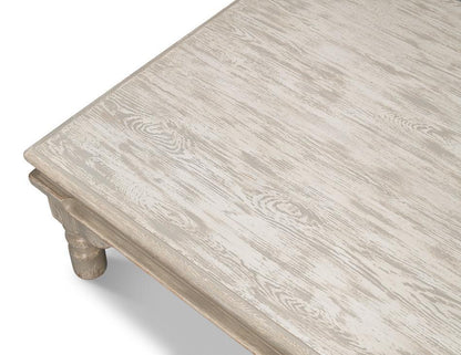 Table basse surdimensionnée en gris délavé