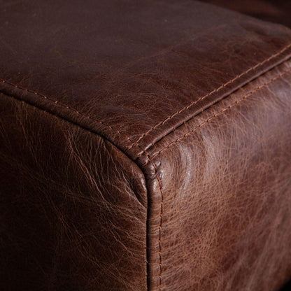 Fauteuil de salon industriel marron Portofino