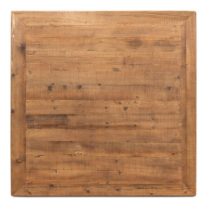 Table basse en planches de ferme récupérées