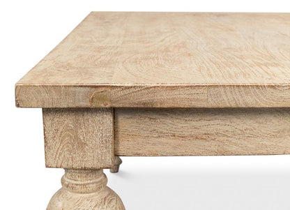 Table basse à pieds tournés Sienna