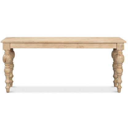 Table console à pieds tournés Sienna