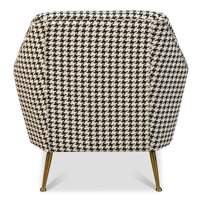 Fauteuil pied-de-poule Ziegfeld