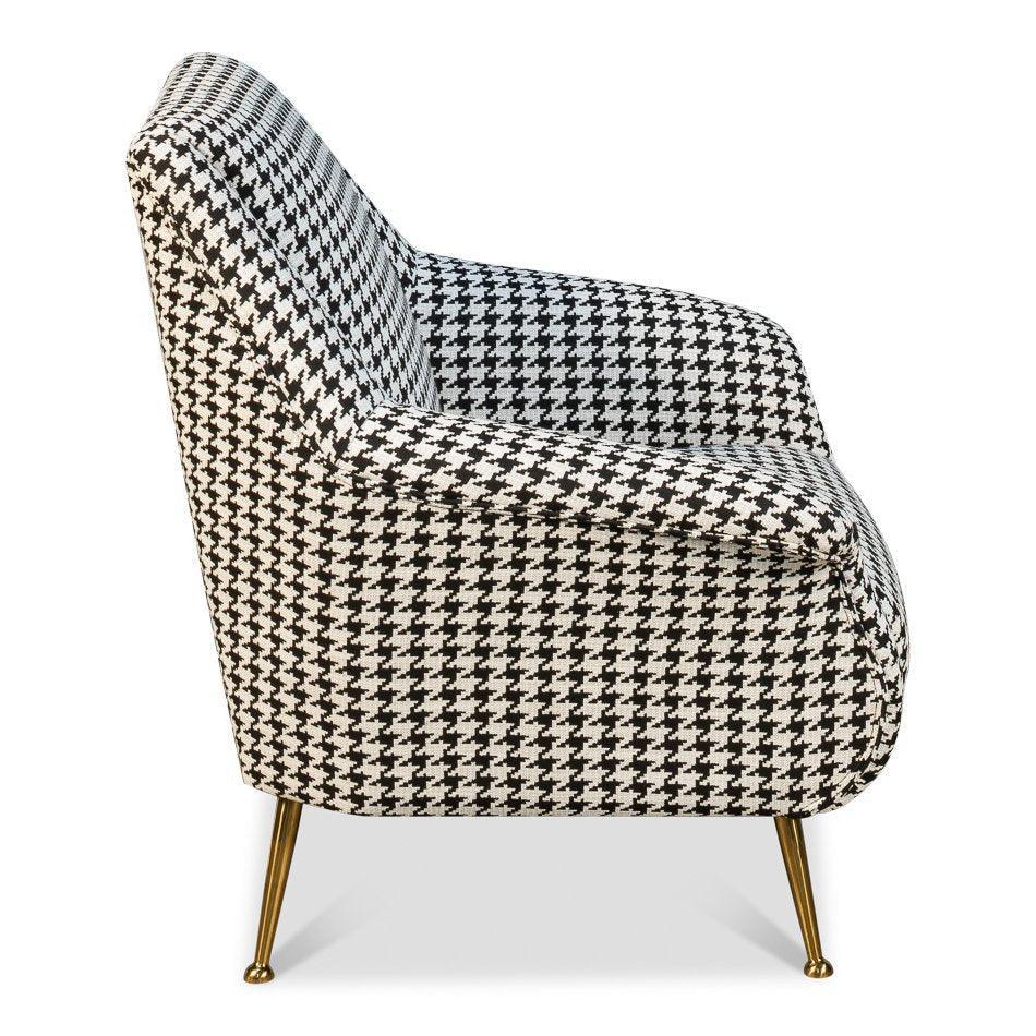 Fauteuil pied-de-poule Ziegfeld