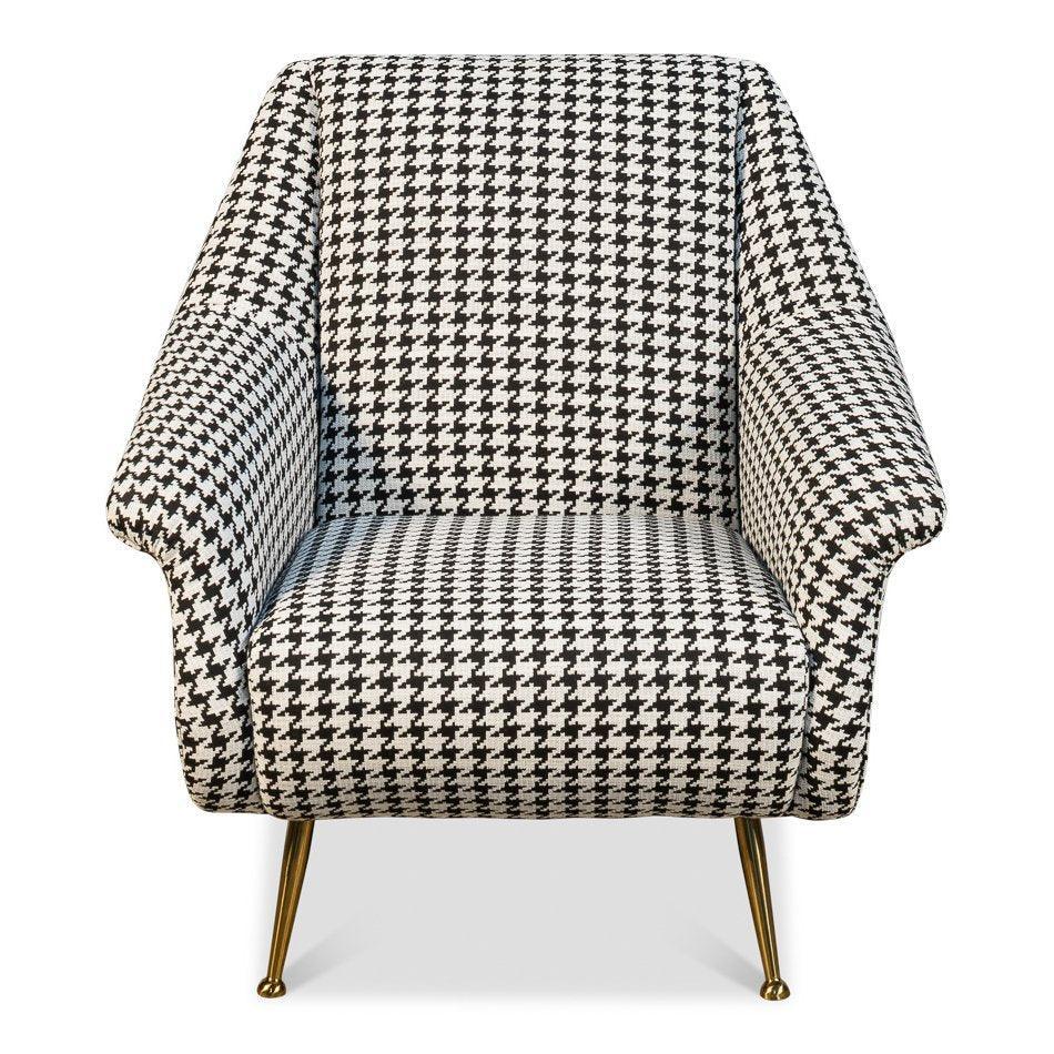 Fauteuil pied-de-poule Ziegfeld